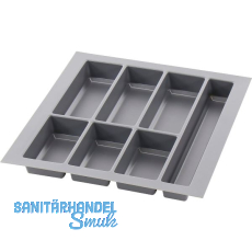 AGOFORM Besteckeinsatz Classico 500/50 Kunststoff Schiefergrau AGOFORM Besteckeinsatz Classico 500/50 Kunststoff Schiefergrau