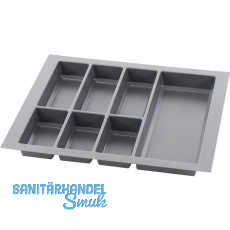 AGOFORM Besteckeinsatz Classico 500/60 Kunststoff Schiefergrau AGOFORM Besteckeinsatz Classico 500/60 Kunststoff Schiefergrau