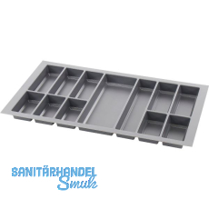 AGOFORM Besteckeinsatz Classico 500/90 Kunststoff Schiefergrau AGOFORM Besteckeinsatz Classico 500/90 Kunststoff Schiefergrau