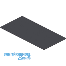 Tischplatte 1600 x 800 x 25 mm graphitgrau