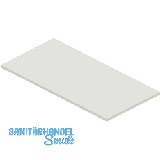 Tischplatte 1600 x 800 x 25 mm hellgrau