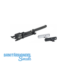 HETTICH Systema Top 2000 Silent System 40 Selbsteinzugsgeh�use, rechts, aluf.