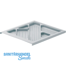 HETTICH Systema Top 2000 Schreibmaterial-Auszug 392 mm; H�he 25 mm, Alu-Finish