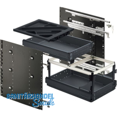 HETTICH Systema Top 2000 Schnellmontage-Set Sil Sys,Voll-/�berauszug, ET530,schw