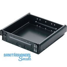 HETTICH Systema Top 2000 Stahlschubkasten, 392 mm, 370 x 354 mm, schwarz