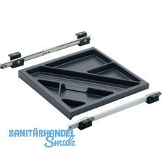 HETTICH SYSTEMA TOP 2000 Schreibmaterial-Auszug Set, EB 380 mm, schwarz