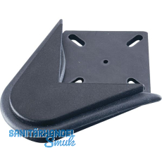 HETTICH Systema Top 2000 Ausleger 45° mit Kantenschutz, schwarz HETTICH Systema Top 2000 Ausleger 45° mit Kantenschutz, schwarz