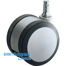 HETTICH Systema Top 2000 Lenkrolle ohne Feststeller, Rollen � 75 mm