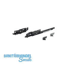 HETTICH Systema Top 2000 Gehäuse p2o, Maß X = 13 mm, alufarbig HETTICH Systema Top 2000 Gehäuse p2o, Maß X = 13 mm, alufarbig