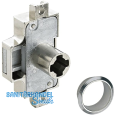 HETTICH PRESTIGE 2000 Zyl.-Drehstangenschloss Z23, Dornma� 25, L20, vernickelt