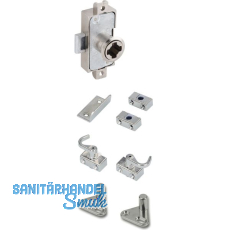 HETTICH PRESTIGE 2000 Zyl.-Drehstangenschloss Z23 Set, Dornma� 15, L20, vern.