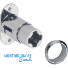 HETTICH PRESTIGE 2000 Zylinder Druckschloss Z23, �18, Stahl vernickelt