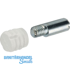 HETTICH PRESTIGE 2000 Anschlagstift exzentrisch mit Muffe, Stahl vernickelt