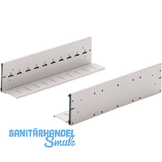 HETTICH Systema Top 2000 Karteibahn, Schrankt. 400, Stahl Alu-Finish