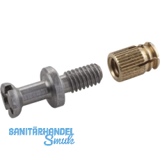 HETTICH VB 18/20/19/21 Einschraubd�bel+Messing Spreizmuffe, Spannma� 9, Bohr �5