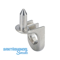 HETTICH SEKURA 7 Bodentr�ger zum Anschrauben, Bohr � 5 mm, Zinkdruckguss vern.