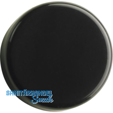 HETTICH Glast�r Zierkappe rund, Kunststoff schwarz