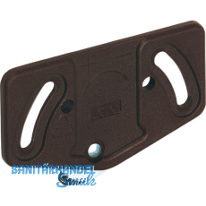 HETTICH SlideLine 55 Laufteil - zum Anschrauben, 30 Kg, Kunststoff braun