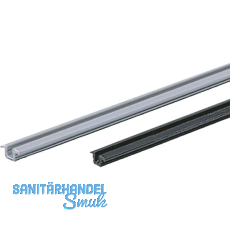 HETTICH SlideLine 55 Einfachf�hrungsprofil, 4000 mm, Aluminium silber eloxiert