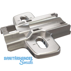 HETTICH Kreuzmontageplatte mit Langloch, Schrauben, Distanz 3 mm