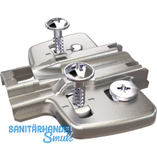 HETTICH Exzenter Kreuzmontageplatte asym, Spezialschraube, Distanz 3 mm