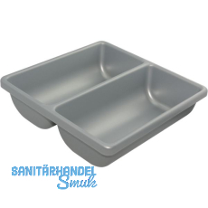 AGOFORM Einlegeschale Scoop II Kunststoff Silber