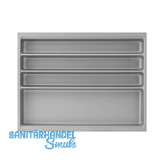 AGOFORM Besteckeinsatz Scoop II KB 700 mm Kunststoff Silber