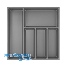 AGOFORM Besteckeinsatz Sky 500/55 Kunststoff schiefergrau AGOFORM Besteckeinsatz Sky 500/55 Kunststoff schiefergrau