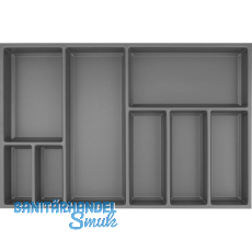 AGOFORM Besteckeinsatz Sky 500/80 Kunststoff schiefergrau AGOFORM Besteckeinsatz Sky 500/80 Kunststoff schiefergrau