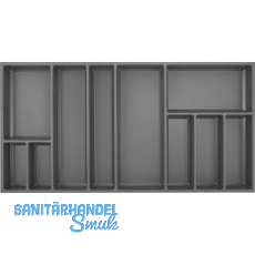 AGOFORM Besteckeinsatz Sky 500/100 Kunststoff schiefergrau
