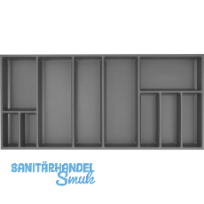 AGOFORM Besteckeinsatz Sky 500/110 Kunststoff schiefergrau