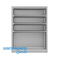 Besteckeinsatz Scoop II Set KB 450 mm Kunststoff Silber