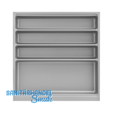 Besteckeinsatz Scoop II Set KB 550 mm Kunststoff Silber