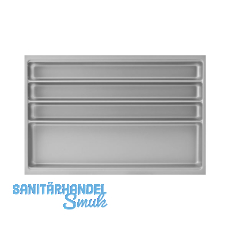 Besteckeinsatz Scoop II Set KB 800 mm Kunststoff Silber