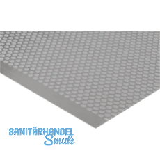 AGOFORM Wasserschutz-Einlegematte Aqua-Non Silber/Edelstahldekor