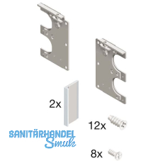 CINETTO PS11 Höhenverstellbare Grundplatten für 2 Türflügel CINETTO PS11 Höhenverstellbare Grundplatten für 2 Türflügel