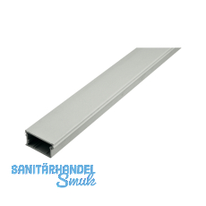 REHAU Abschlussleiste, Breite 47 mm, H�he 25 mm, Kunststoff silber