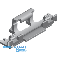 CINETTO PS06/PS40/PS48 Clipteil zu Führungsschiene zum Einnuten, schwarz CINETTO PS06/PS40/PS48 Clipteil zu Führungsschiene zum Einnuten, schwarz