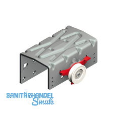 CINETTO PS48 Laufwagen �u�ere T�r, T�rst�rke28 mm, Stahl grau lackiert