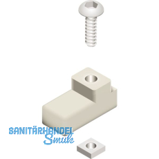 CINETTO PS48 Türabstandhalter, Kunststoff grau CINETTO PS48 Türabstandhalter, Kunststoff grau