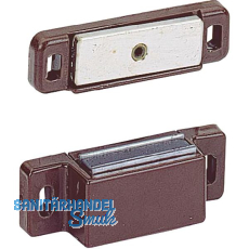 HETTICH Haftmagnetschnapper M74 + Gegenstück, HK 4 kg, KS braun HETTICH Haftmagnetschnapper M74 + Gegenstück, HK 4 kg, KS braun