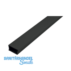 REHAU Abschlussleiste, Breite 47 mm, Höhe 25 mm, Kunststoff schwarz REHAU Abschlussleiste, Breite 47 mm, Höhe 25 mm, Kunststoff schwarz