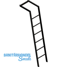 CINETTO Scala Schiebeleiter lang, auf Maß 2505-3600, Stahl schwarz CINETTO Scala Schiebeleiter lang, auf Maß 2505-3600, Stahl schwarz
