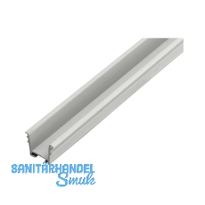 REHAU Laufschiene, L x B x H: 2500 x 13 x 12, Kunststoff lichtgrau