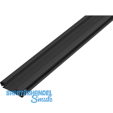 REHAU Zwischengriffleiste, Breite 25,5 mm, H 8 mm, L 2500 mm Kunststoff schwarz REHAU Zwischengriffleiste, Breite 25,5 mm, H 8 mm, L 2500 mm Kunststoff schwarz