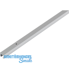 HAWA Clipo Einfach- Laufschiene zum Aufschrauben gelocht, auf Ma�, Alu eloxiert