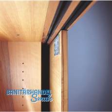 HAWA-Miniroll 15/25 Lauf Führungsschiene, auf Maß, Aluminium natur eloxiert HAWA-Miniroll 15/25 Lauf Führungsschiene, auf Maß, Aluminium natur eloxiert