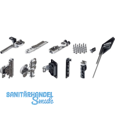 HAWA Folding Concepta III 20 Grundgarnitur Push, Türhöhe 1200 - 2200 mm HAWA Folding Concepta III 20 Grundgarnitur Push, Türhöhe 1200 - 2200 mm