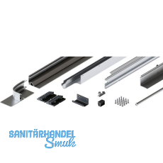 HAWA Folding Concepta III Schienen-Set 2-trg. links, Alu eloxiert HAWA Folding Concepta III Schienen-Set 2-trg. links, Alu eloxiert
