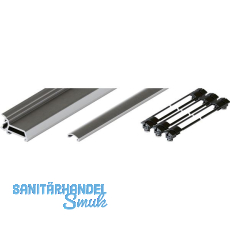 HAWA Folding Concepta III 20 Holm-Set, T�rh�he 1200 - 2200 mm, Alu eloxiert